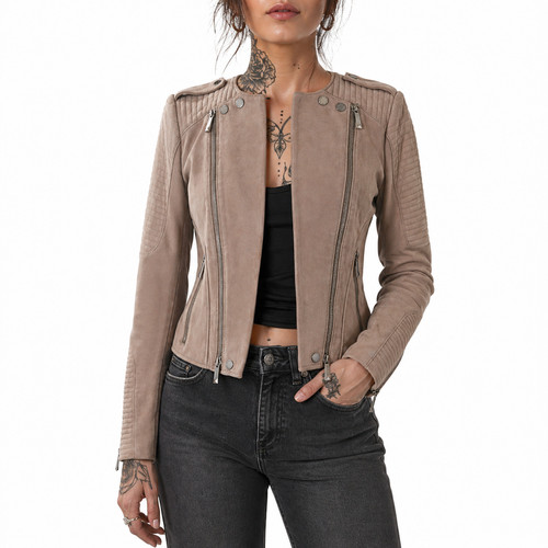 Bcbgmaxazria taupe goat suede - taupe,