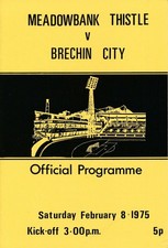 MEADOWBANK v Brechin 1974/1975