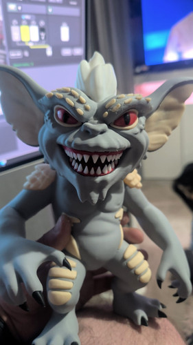 Gremlins stripe figure grey - stripe,