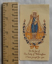 Card - At the feet of Our Lady of Walsingham I have prayed for you
