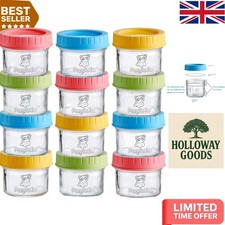 Airtight 4 oz Glass Baby Food