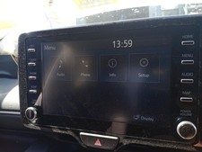 TOYOTA YARIS STEREO RADIO HEAD UNIT SCREEN 86140K0152 MK4 2020 - 2025