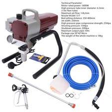 1800W Airless Sprayer Wall