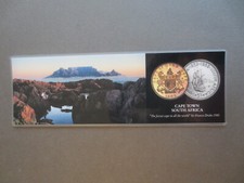 Bookmark CAPE TOWN South Africa Photograph Table Mountain Advertising City Coins