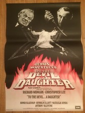 To The Devil a Daughter 1976 Original British Hammer Horror Film Poster 
