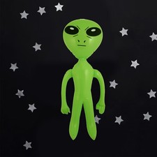 Large 64cm PVC Green Alien