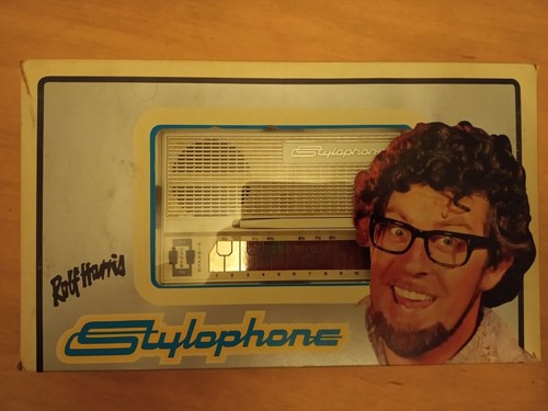 1970 white stylophone with - white,