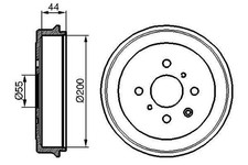 Brake Drum Fits Citroen C1