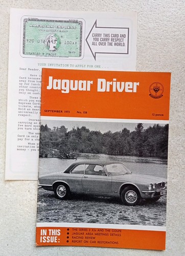Jaguar driver magazine - driver,