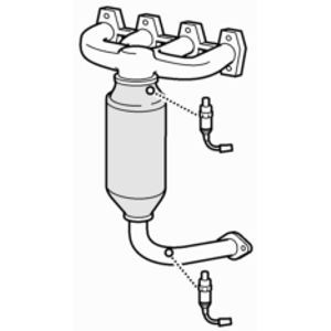 Exhaust manifold catalytic - manifold,