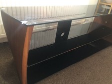 Tv stand , stylish, curved