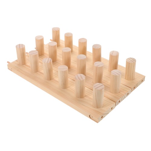 Knitting frame wood braiding - knitting,
