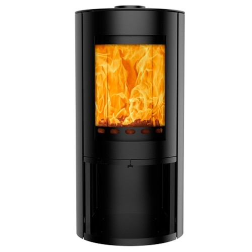Wood burning curved stove - wood,