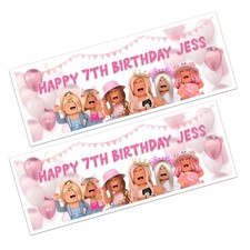 ROBLOX  Pink Birthday Banner
