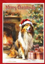 Rough Collie Dog A6 (4"x 6")