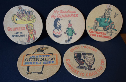Set vintage guiness - of,
