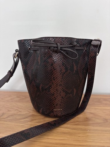 Sézane farrow mini bag brown - mini,