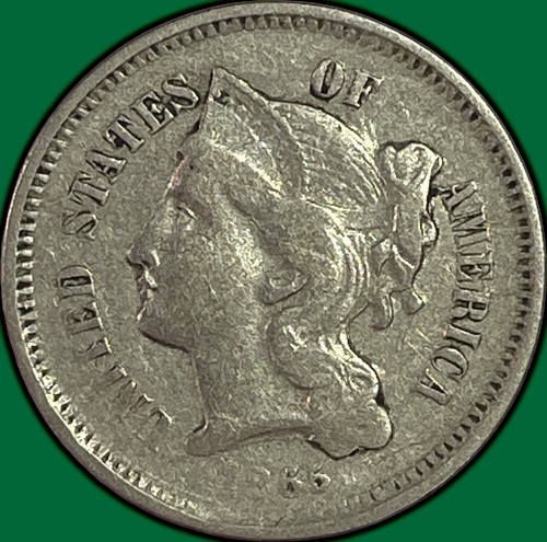 1865 three cent nickel - 1865,