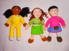 RARE SET OF CHARACTER TOYS x 3