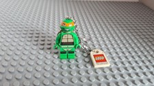 Lego Teenage Mutant Ninja Turtles Michelangelo minifigure keyring