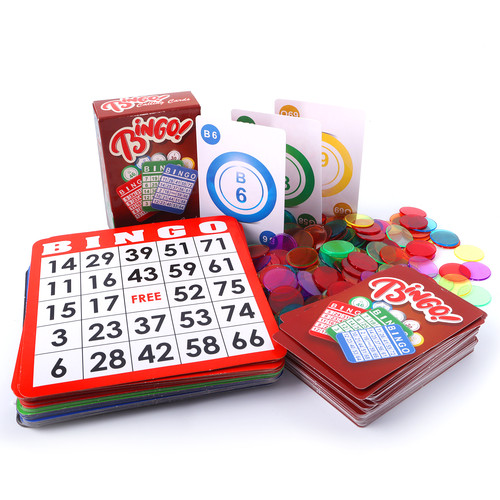 Bingo game complete set 50 - set, w/50