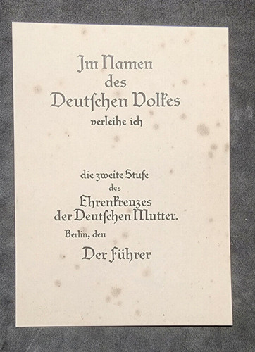Ww2 wwii german mothers - mothers, cross