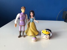 Disney magiclip fashion doll Snow White prince magic clip Polly pocket Figure