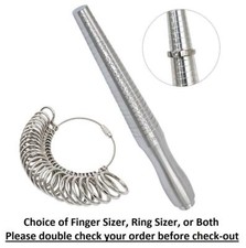 Metal Ring Mandrel Sizer Stick