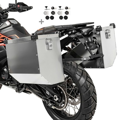 Aluminium side bags - , +