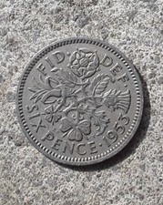 Six pence various dates (lucky