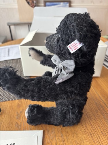 Steiff black petsey bear - steiff,