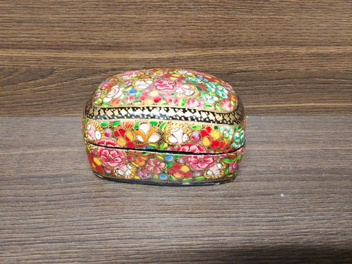 Hand painted paper - painted, mache
