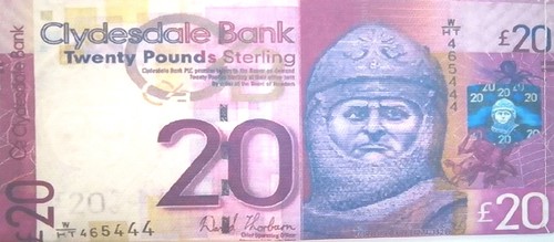 Wallet scottish banknote - wallet, £20