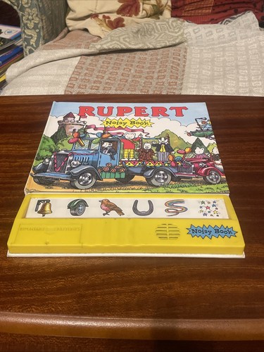 Vintage rupert noisy book - vintage,