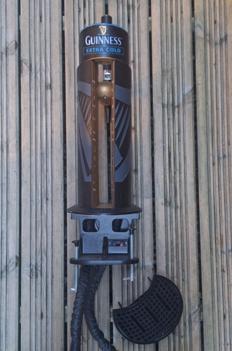 Guinness beer pump - (gate, font)