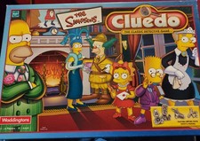 The Simpsons Cluedo Board Game Vintage 2001 Edition by Waddingtons, Complete Set
