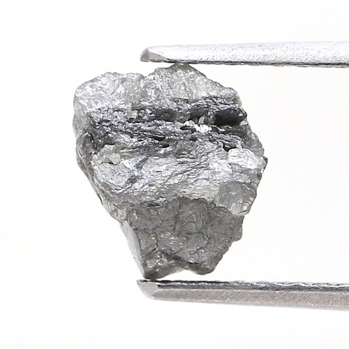 Natural diamond silver grey - silver,