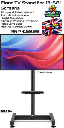 Floor stand screens - stand, 13-50"