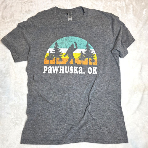 Pawhuska bigfoot grey tee - grey,