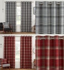 Castleton Tartan Eyelet Header