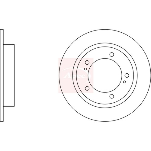 Brake discs solid - solid, for