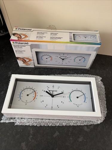 Polaroid weather station alarm - weather,