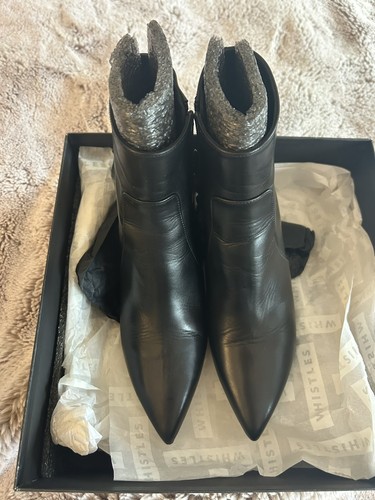 Whistles black leather celia - whistles,