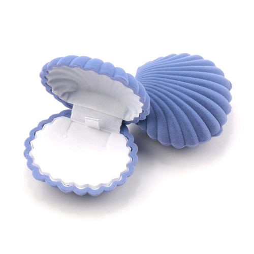 Shell shape velvet display - shell,