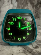 Vintage Westclox blue green