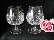 Pair of Lead Crystal Cut Glass