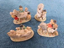 Lot 4 THELWELL Pony Figures 1980s Chiltern Collection Holloa Away Simple Ailment