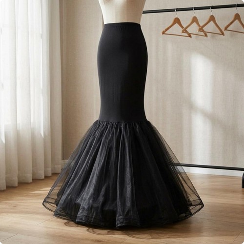 Mesh petticoat fitted - mesh,
