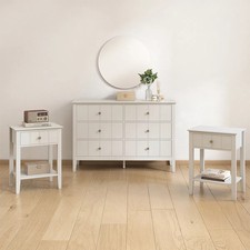 Ivory 6 Drawer Chest Of