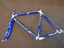 VGC Daccordi Top Alloy Road Bike Aluminium Frameset  Carbon Forks 55cm C t T